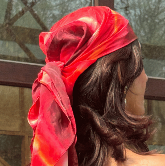 Crimson Current Scarf