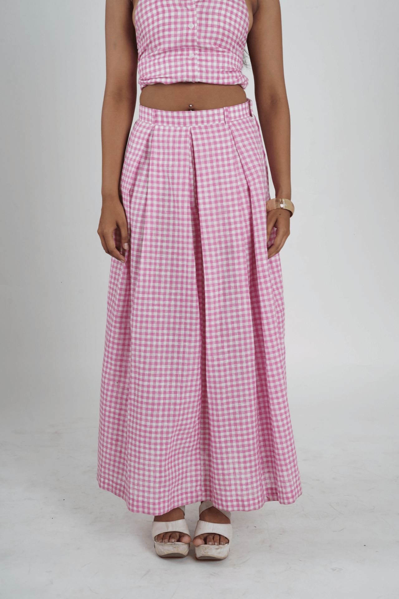Gingham Glow Skirt