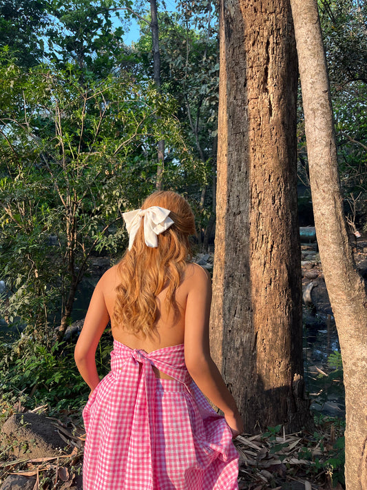 Gingham Glow Top